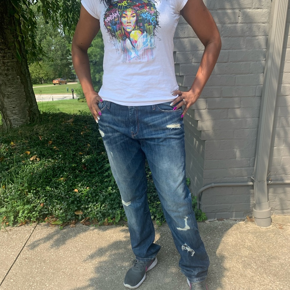 Banana Republic Distressed Jeans Sz 32